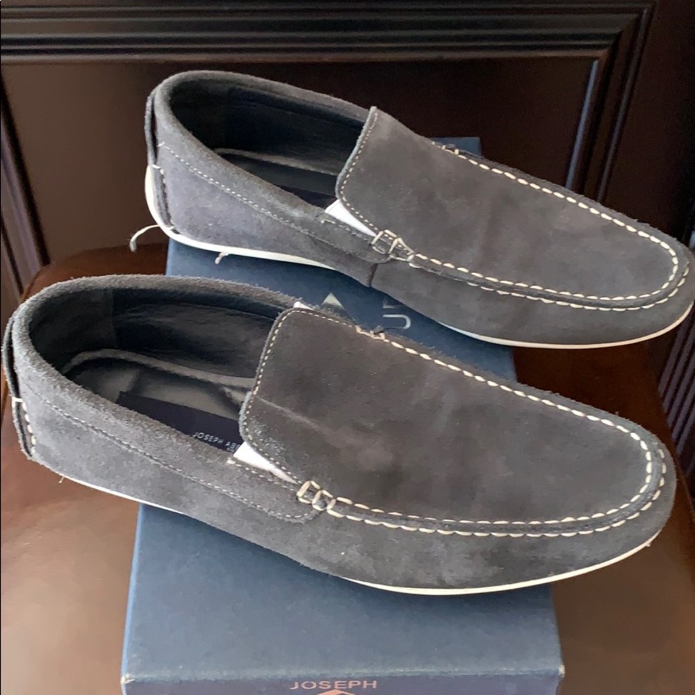 Joseph Abboud Justin Driver Suede Slip Ons.